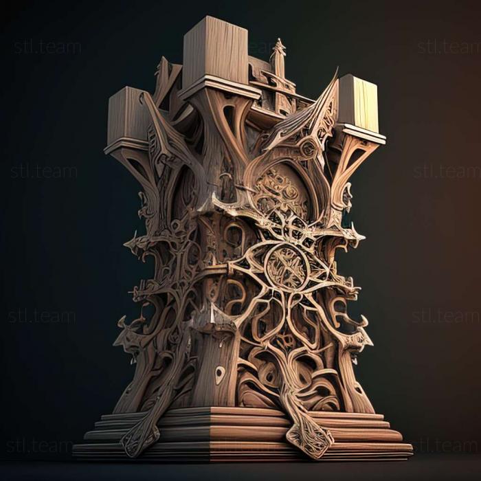 3D model Tower of Time game (STL)